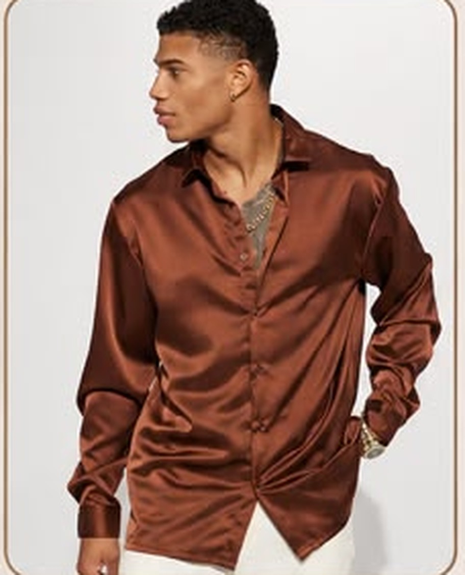 Unisex Silk Dress Shirts